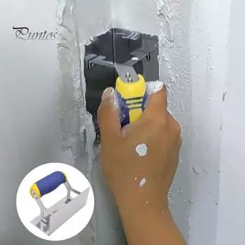 Ручной кромкообрезной станок по бетону из нержавеющей стали с эргономичной нескользящей ручкой, многофункциональный ручной кромкообрезной станок, ручной инструмент для отделки бетона A