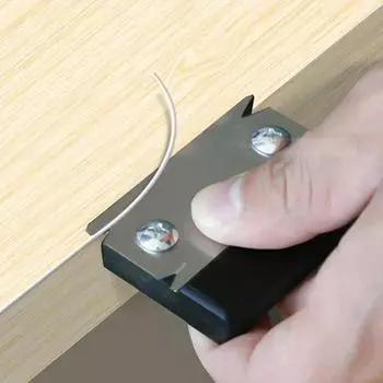 Ручной кромкообрезной станок, угловой рубанок для деревообработки, лезвие для запечатывания кромок, фаска по дереву и закругленное лезвие, ручной инструмент для деревообработки серебряный