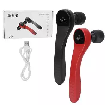 Ручной массажер электрический перкуссионный массажер для тела для снятия боли Black