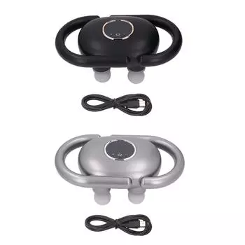 Ручной массажер для глубоких тканей с 4 головками, 6 режимами, 20 уровнями мышечной релаксации, электрическая перкуссия тела Black