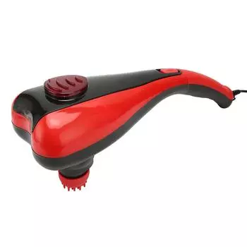 Ручной массажер для тела, 5 головок, снимающий усталость, массажер для глубоких тканей для талии, плеч, рук US Plug