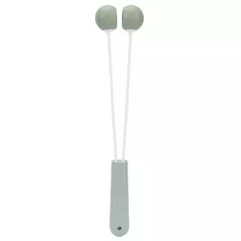 Ручной массажный молоток для фитнеса с противоскользящим покрытием, двойной силиконовый массажер для тела