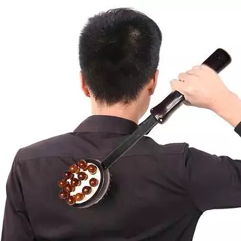 Ручной массажный молоток Meridians Back Knock Massage Hammer Массажер для спины Расслабляющий массажер для ног Двойной ударный массажер