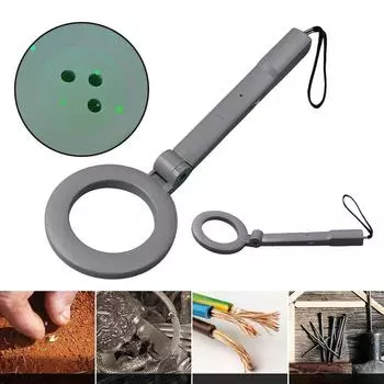 Ручной металлоискатель безопасности, регулируемая портативная сигнализация, высокочувствительный сканер, водонепроницаемый многоцелевой инструмент для поиска сокровищ