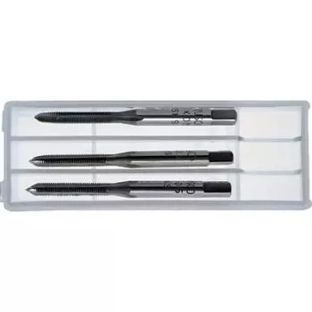 Ручной метчик TRUSCO для левой резьбы M10 x Set 1.5 (СКС) LT-HT10X1.5-S