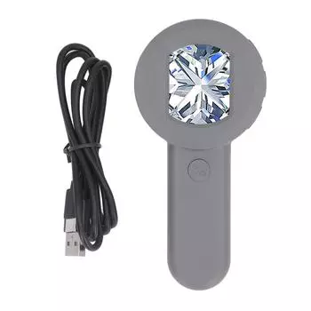 Ручной микроскоп с 8 светодиодными лампами, 2-дюймовый экран, USB-цифровая электронная лупа для ювелирных изделий