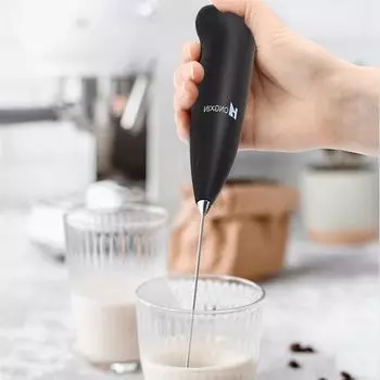 Ручной мини-миксер для молокаРучной электрический вспениватель для кофеМиксер для вспенивания молокаВзбиватель для яицМешалка Портативные кухонные принадлежности