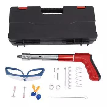 Ручной мини-пистолет для гвоздей из стали с регулируемой мощностью, портативный для настенного, потолочного, водяного, электрического, декоративного H