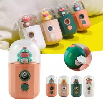 Ручной мини-портативный распылитель с перезаряжаемым распылителем холодного распыления для лица синий