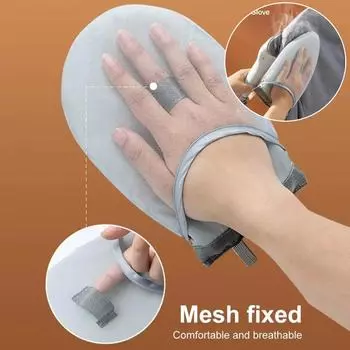 Ручной мини-термостойкий гладильный коврик, чехол для утюга, термостойкий и не загрязняющий одежду, паровая корзина, гладильные перчатки