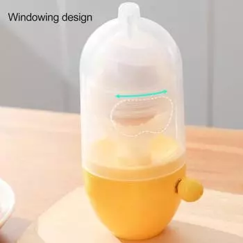 Ручной миксер для яиц Golden Egg Maker, ручной миксер для яиц, быстрый ручной вращатель яиц, портативный шейкер для яиц, простой в использовании кухонный гаджет жёлтый
