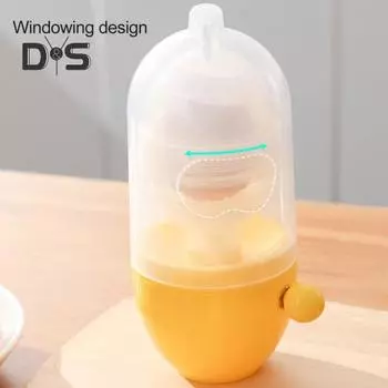 Ручной миксер для яиц Golden Egg Maker, ручной миксер для яиц, быстрый ручной вращатель яиц, портативный шейкер для яиц, простой в использовании кухонный гаджет жёлтый