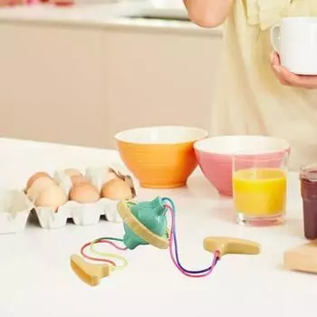 Ручной миксер для яиц Портативный вращатель для яиц Скремблер Кухонная утварь Миксер для яичных желтков Кухня