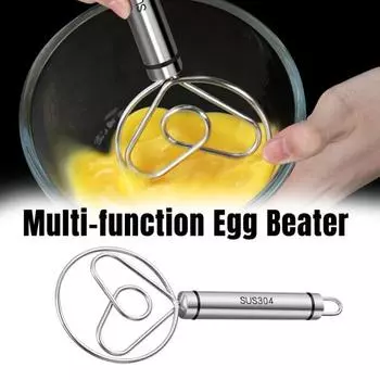 Ручной миксер из нержавеющей стали, универсальный ручной венчик, блендер, дизайн в форме сердца, вспениватель молока для дома серебряный