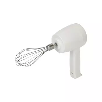 Ручной миксер Pearl Metal с венчиком, беспроводной, 5 уровней, переключение, белый Sasat D-6706