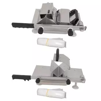 Ручной мясорубка из нержавеющей стали, измельчитель мяса, многофункциональная машина для нарезки мяса для ресторанов Large