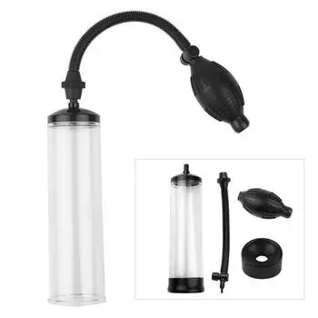 Ручной мужской тренажер для увеличения пениса с вакуумным насосом и рукавом для эрекции