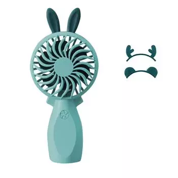 Ручной небольшой вентилятор Портативный ремешок Настольный студенческий USB-вентилятор для зарядки One Size розовый