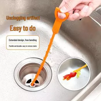 Ручной очиститель канализации для бытовой кухни, туалета, раковины