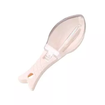 Ручной очиститель накипи с крышкой, бытовой кухонный небольшой инструмент для удаления накипи, скребок One Size бежевый