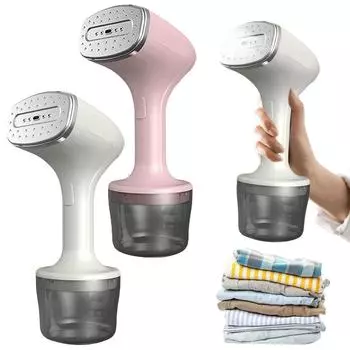 Ручной отпариватель для одежды, электрический отпариватель для удаления клещей, быстрый нагрев, портативный отпариватель для утюга, съемный резервуар для воды для дома и путешествий us розовый