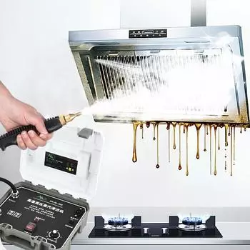 Ручной пароочиститель, пароочиститель высокого давления, высокотемпературный пароочиститель для дома, кухни, автомобиля, паровая очистка, вилка США/ЕС 220V белый