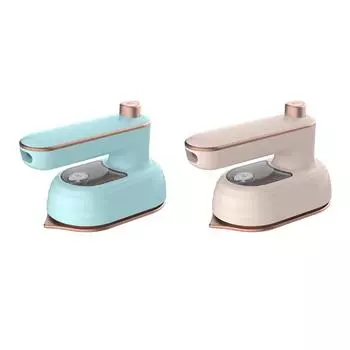 Ручной паровой утюг для отпаривания одежды из ткани, рубашек синий