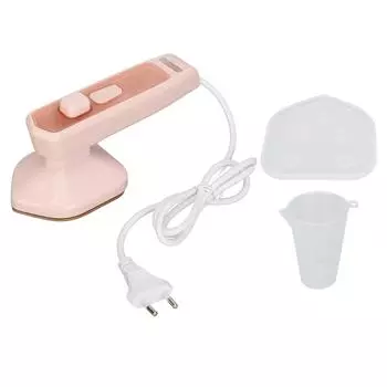 Ручной паровой утюг с быстрым нагревом, керамическим глазурованным покрытием, изогнутой формой для удаления складок, гладильная машина для одежды