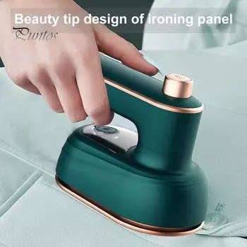Ручной паровой утюг со складной ручкой Компактный размер для сухого и влажного использования Портативная отпариватель для одежды Гладильная машина для дома US Plug зелёный