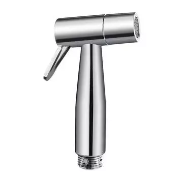 Ручной переносной распылитель-пистолет, держатель для унитаза и биде, ручной кран, душевая лейка для ванной комнаты, самоочищающийся распылитель для унитаза серебряный