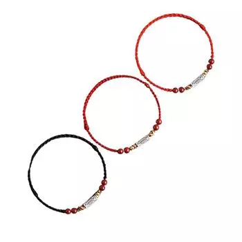 Ручной плетеный браслет на удачу в виде рыбки кои для женщин и мужчин, минималистичный регулируемый браслет на удачу, ювелирные изделия, аксессуары, подарки вино красного