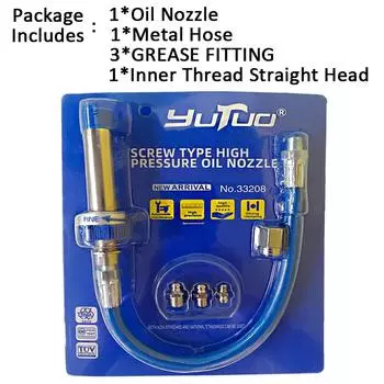 Ручной пневматический электрический смазочный пистолет со спиралью-фиксатором Легко вращающаяся ручка Быстросъемный, не нужно разбирать Подарочный шланг