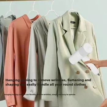 Ручной подвесной утюг Небольшой бытовой складной паровой утюг Гладильная машина Портативный электрический утюг белый