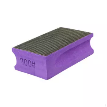 Ручной полировальный диск Алмазный шлифовальный блок Камень Обрезка Заусенцев Губка для