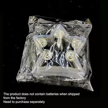 Ручной пятиконечный звездный мигающий колокольчик светодиодный мигающий погремушка колокольчик детский сенсорный музыкальный инструмент реквизит для создания атмосферы вечеринки