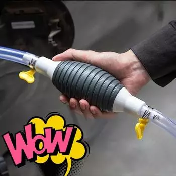 Ручной праймер, ручной насос, топливный насос, топливные насосы, автомобильный инструмент, грунтовка для газа, бензина, дизельного масла, жидкой воды Oil extractor чёрный