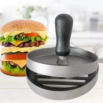 Ручной пресс для котлет Гамбургер с антипригарным покрытием Пресс для котлет Форма для рисовых шариков Пресс для мяса Гамбургер Аксессуары для выпечки