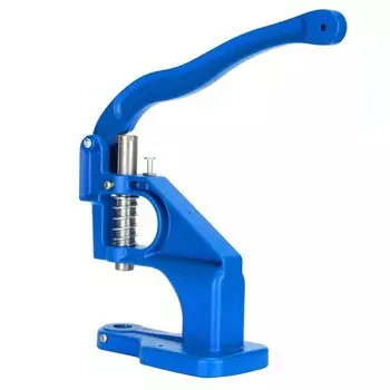 Ручной пресс Grommet Lightweight Aluminum Blue 5 Claw Button Rivet Button для Snap Button для Eyelet Button Tool, Machine,