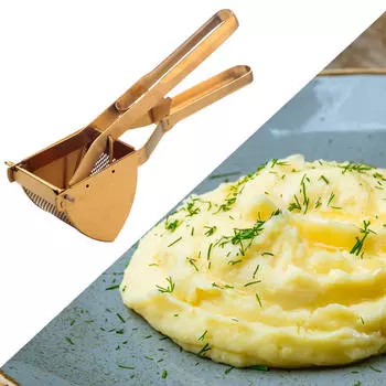 Ручной пресс-соковыжималка для картофеля и цитрусовых Кухонный инструмент Gold