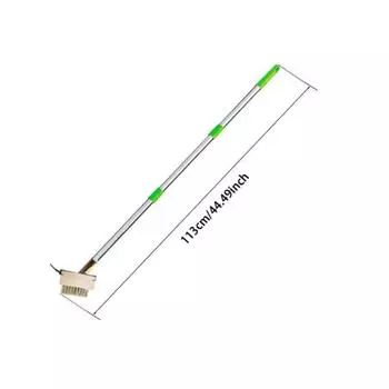 Ручной пропольник из нержавеющей стали с длинной стальной ручкой, инструмент для удаления мха и травы, сад 3 sections of weeding brush