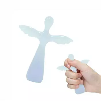 Ручной прозрачный крест-ангел, вдохновляющий крест из смолы, декоративные украшения One Size