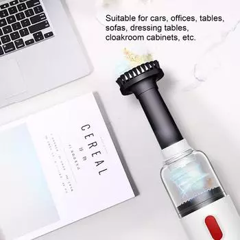 Ручной пылесос 3200Pa с высоким всасыванием, зарядка через USB, беспроводной портативный пылесос для автомобиля, домашнего офиса