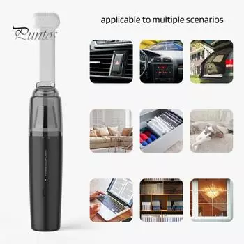 Ручной пылесос 4000 Па, мощное всасывание, низкий уровень шума, перезаряжаемый портативный многоцелевой беспроводной пылесос белый