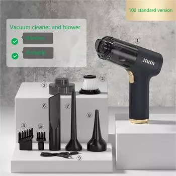 Ручной пылесос Беспроводной автомобильный пылесос Беспроводной бытовой пылесос Бытовой вентилятор Беспроводной бытовой вентилятор