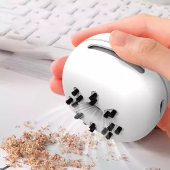 Ручной пылесос Мини Настольный пылесос Энергосберегающий Вращающийся дизайн Перезаряжаемый синий