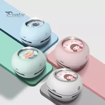 Ручной пылесос Мини настольный пылесос Энергосберегающий вращающийся дизайн Перезаряжаемый компактный портативный пылесос синий