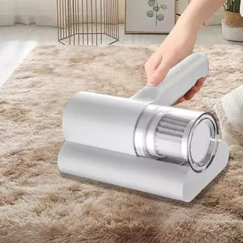 Ручной пылесос с фильтром 12 кПа, мощный всасывающий малошумный перезаряжаемый беспроводной пылесос для удаления пыли белый