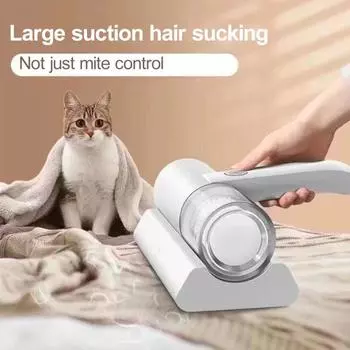 Ручной пылесос с фильтром 12 кПа, мощный всасывающий малошумный перезаряжаемый беспроводной пылесос для удаления пыли белый