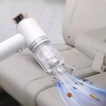 Ручной пылесос с легким отсоединением, портативный пылесос двойного назначения чёрный