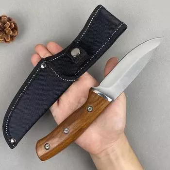 Ручной работы кованый кухонный нож для обвалки мяса из нержавеющей стали тесак для мяса поварские ножи для CookingTools фруктовый нож с чехлом